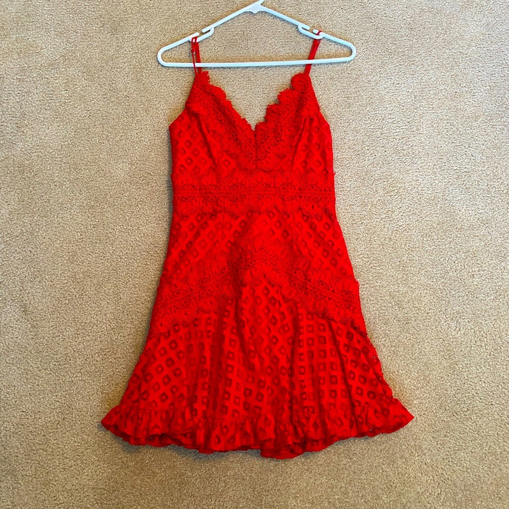 Red dress